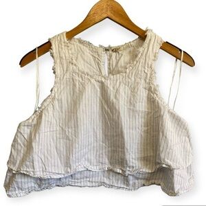 Altar’d State Striped Cotton Crop Top